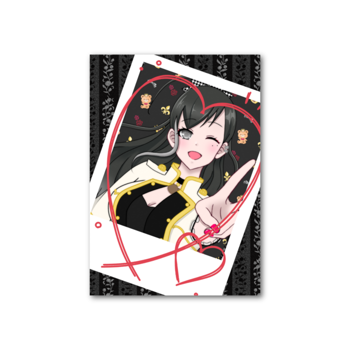 フォト風カード - 縦 - 片面　A