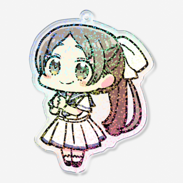 ホログラムアクリルキーホルダー - 70 × 70mm　C