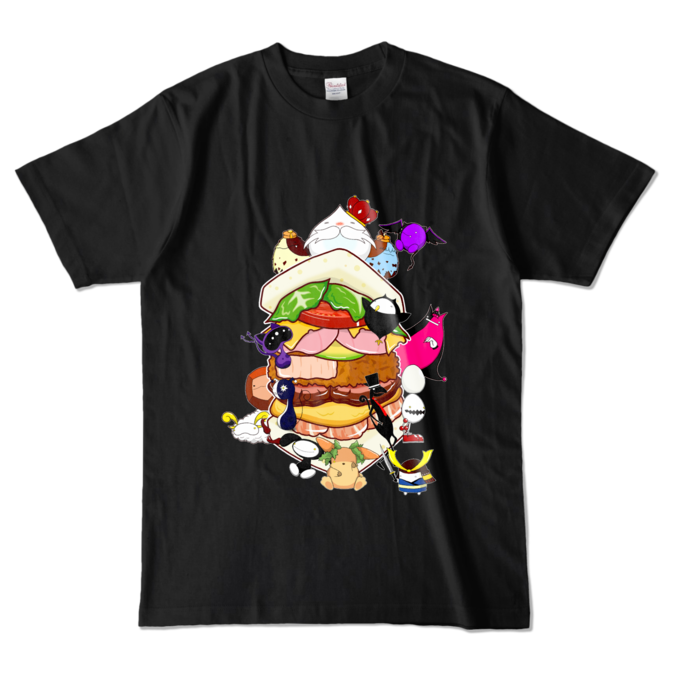 カラーTシャツ - L - ブラック (濃色)