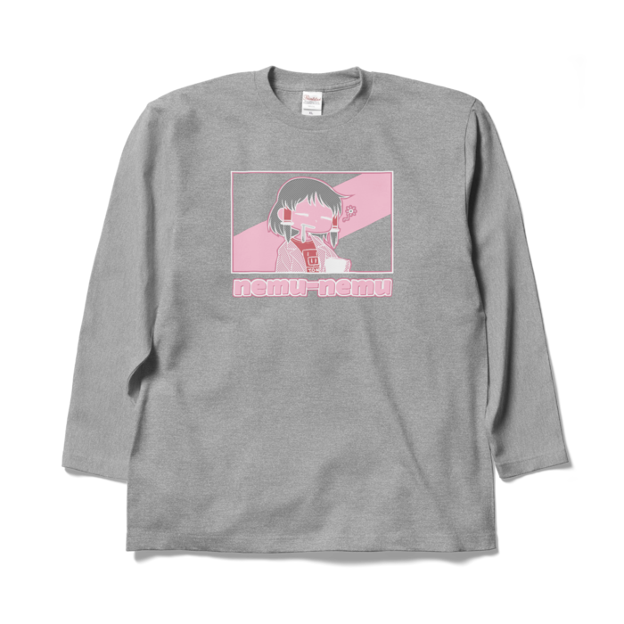 ロングスリーブTシャツ - XL - 杢グレー