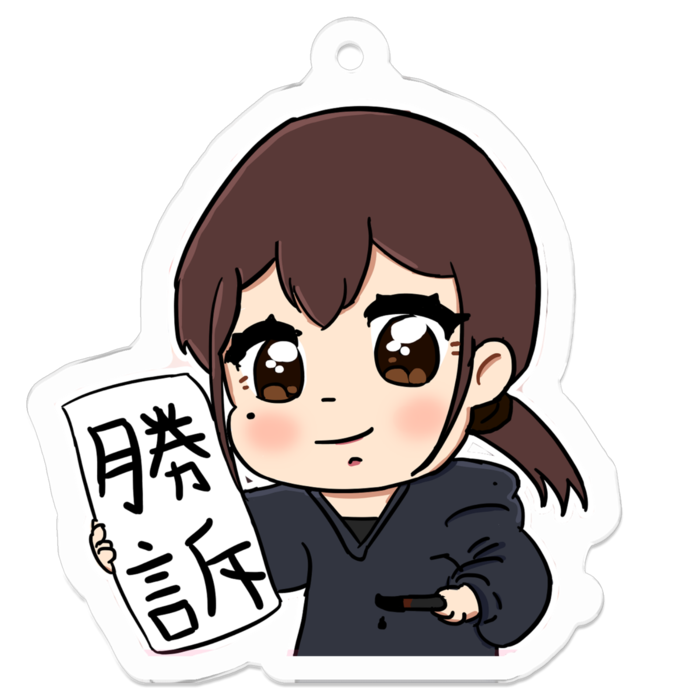 アクリルキーホルダー - 50 x 50 (mm)