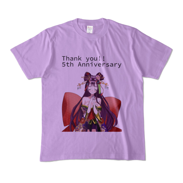 カラーTシャツ - M - ライトパープル (淡色)