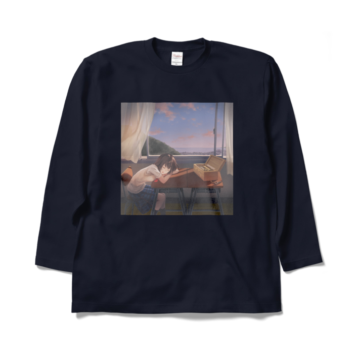 ロングスリーブTシャツ - XL - ネイビー