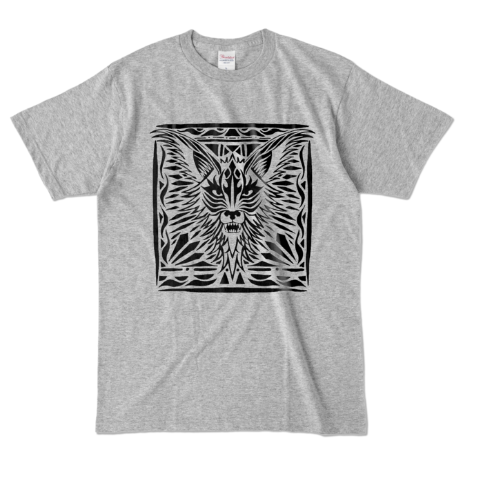 カラーTシャツ - L - 杢グレー (濃色)