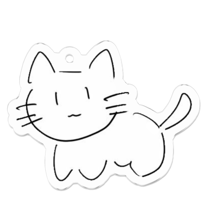 アクリルキーホルダー - 50 x 50 (mm)