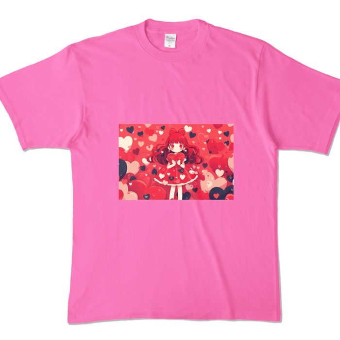 カラーTシャツ - XL - ピンク (濃色)