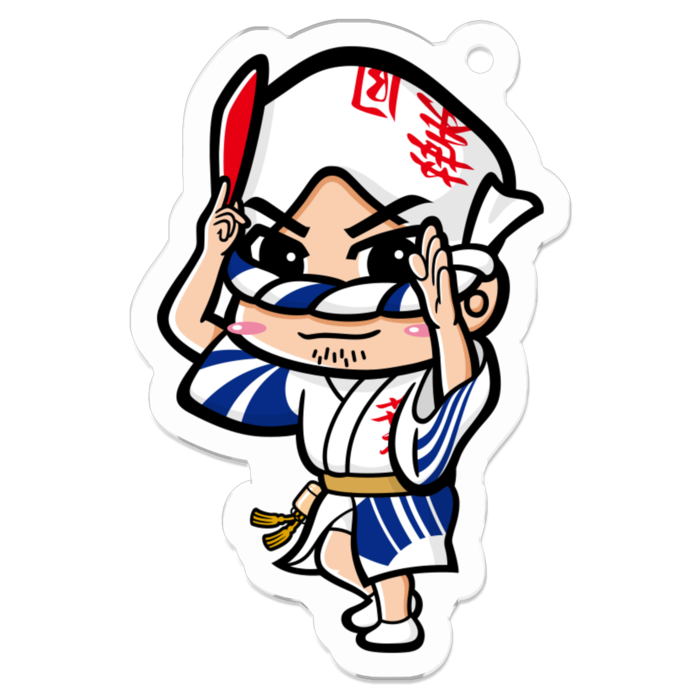 アクリルキーホルダー - 50 x 50 (mm)