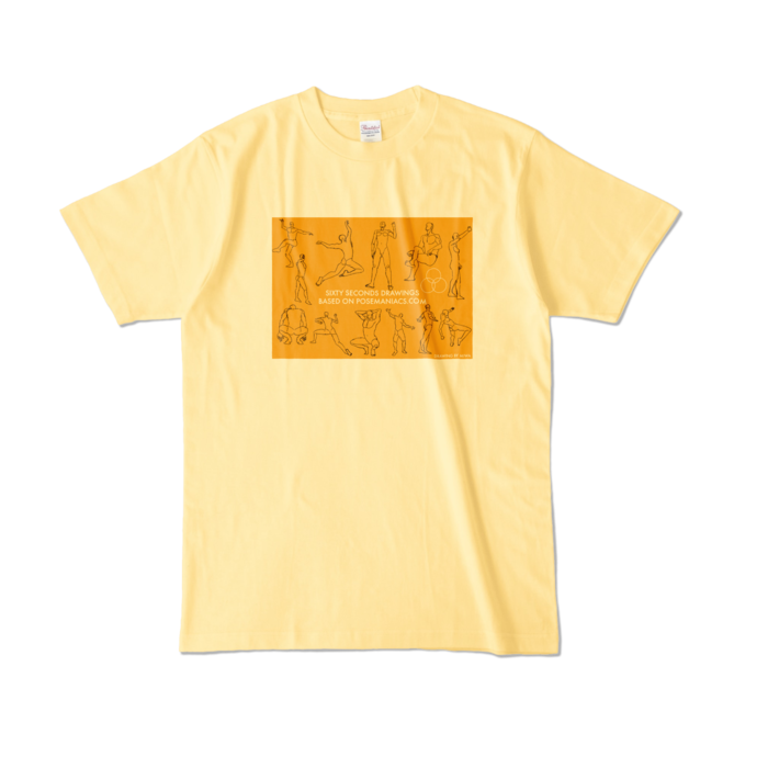 カラーTシャツ - L - ライトイエロー (淡色)