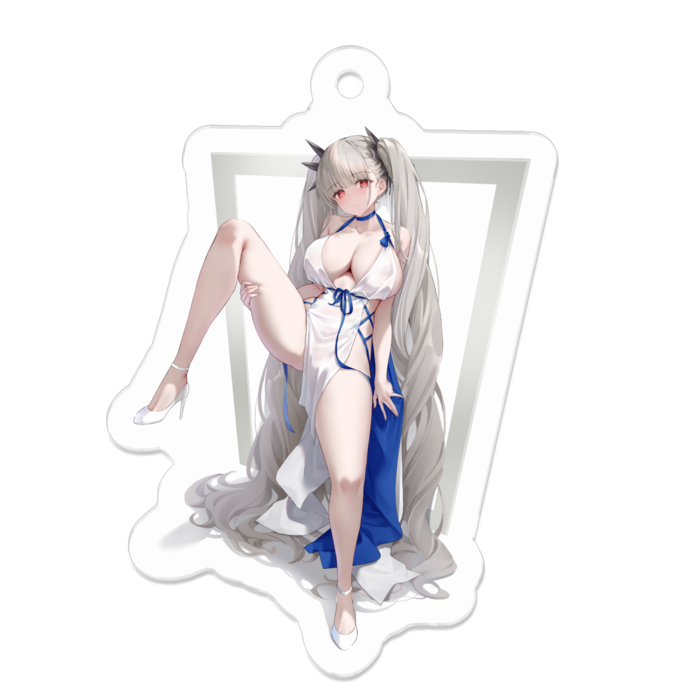 アクリルキーホルダー - 50 x 50 (mm)