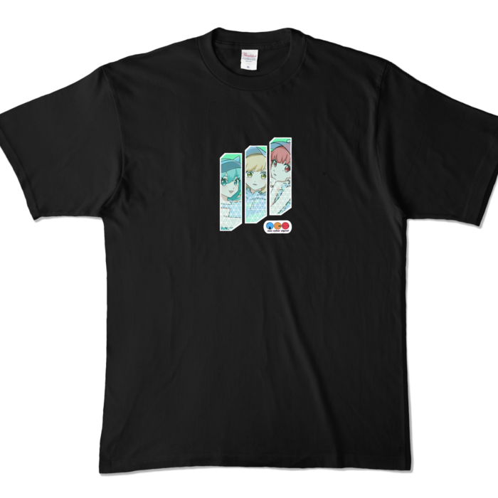 カラーTシャツ - XL - ブラック (濃色)