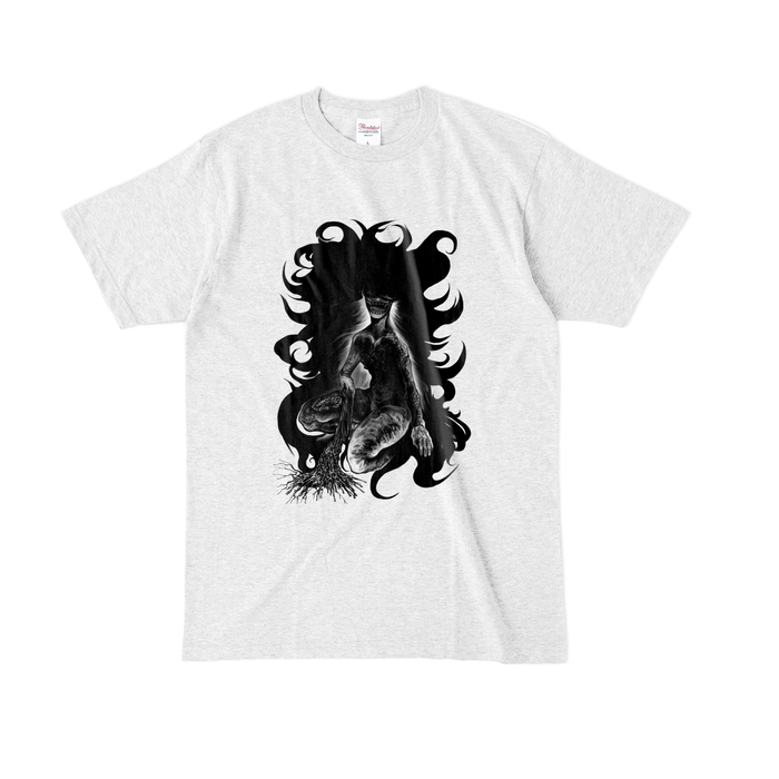 カラーTシャツ(淡色) - L - アッシュ