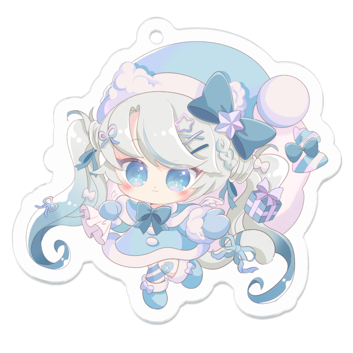 アクリルキーホルダー - 50 x 50 (mm)