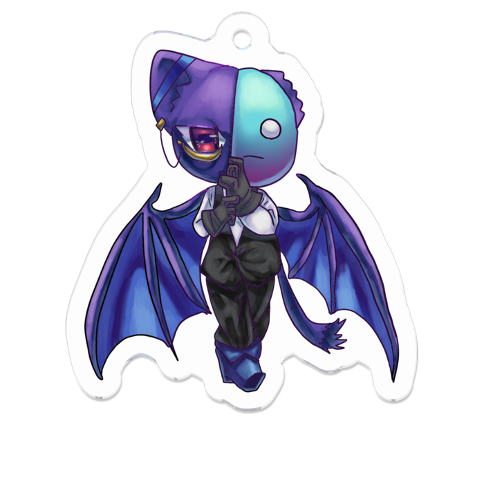 アクリルキーホルダー - 50 x 50 (mm)