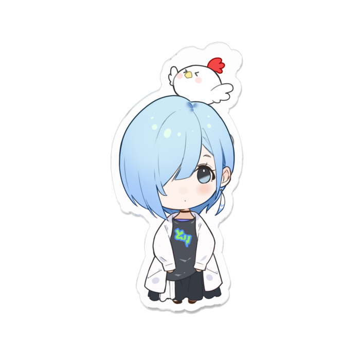 アクリルバッジ - 70 x 70 (mm)