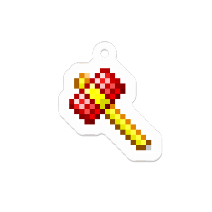 アクリルキーホルダー - 50 x 50 (mm)