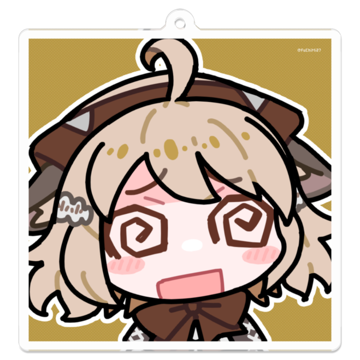 アクリルキーホルダー - 70 x 70 (mm)