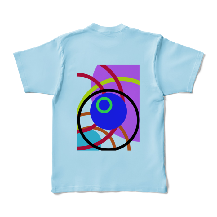カラーTシャツ - XL - ライトブルー (淡色)