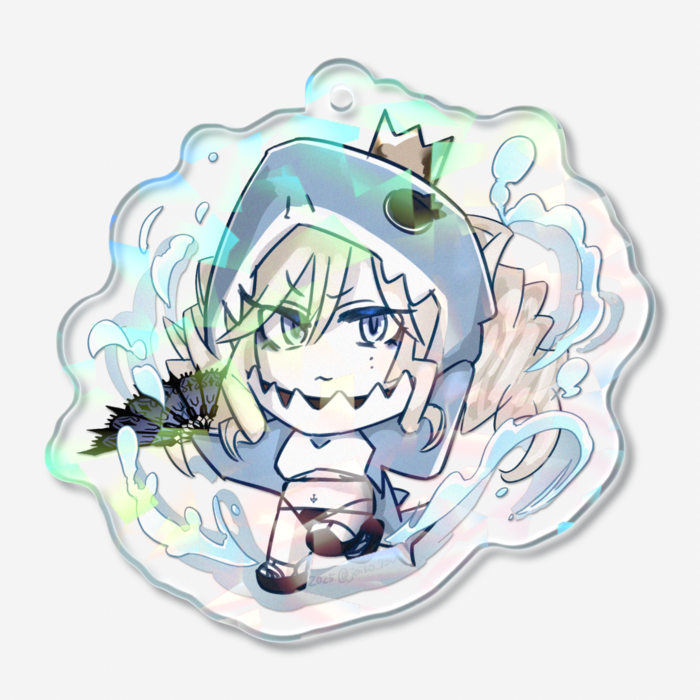 ホログラムアクリルキーホルダー - 50 × 50mm