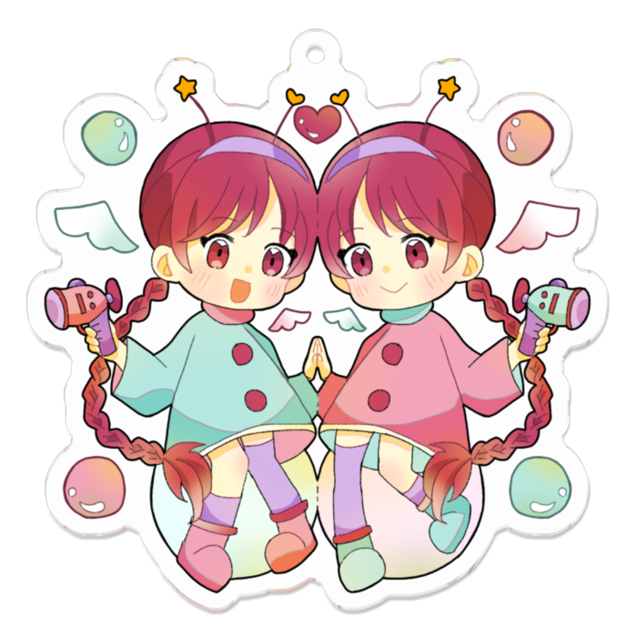 アクリルキーホルダー - 70 x 70 (mm)