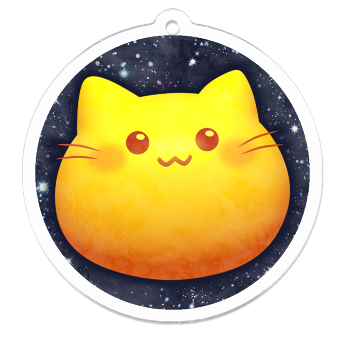 アクリルキーホルダー - 50 x 50 (mm)