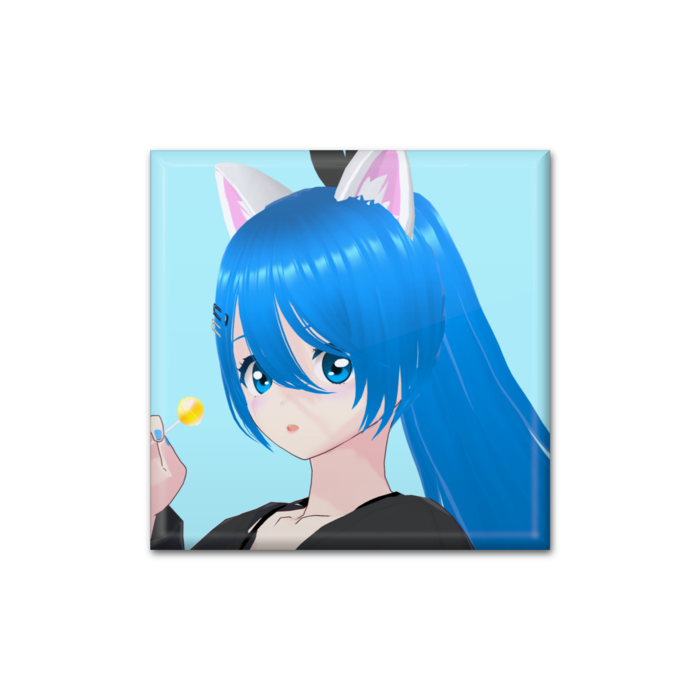 缶バッジ - 四角形40mm