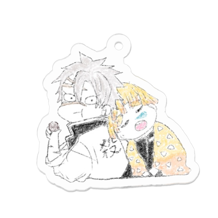 アクリルキーホルダー（コーティング） - 50 x 50 (mm)