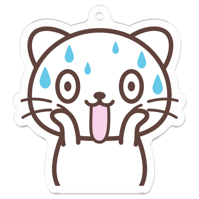 アクリルキーホルダー - 50 x 50 (mm)