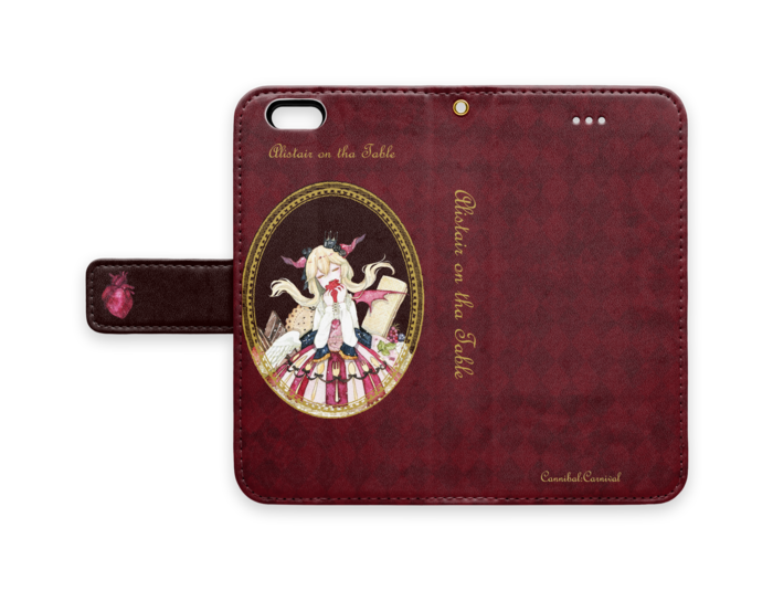 手帳型iPhoneケース - iPhone6/6s - ストラップ穴 あり