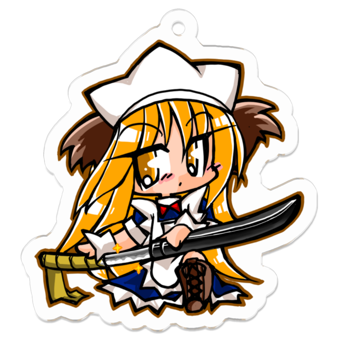 アクリルキーホルダー - 50 x 50 (mm)