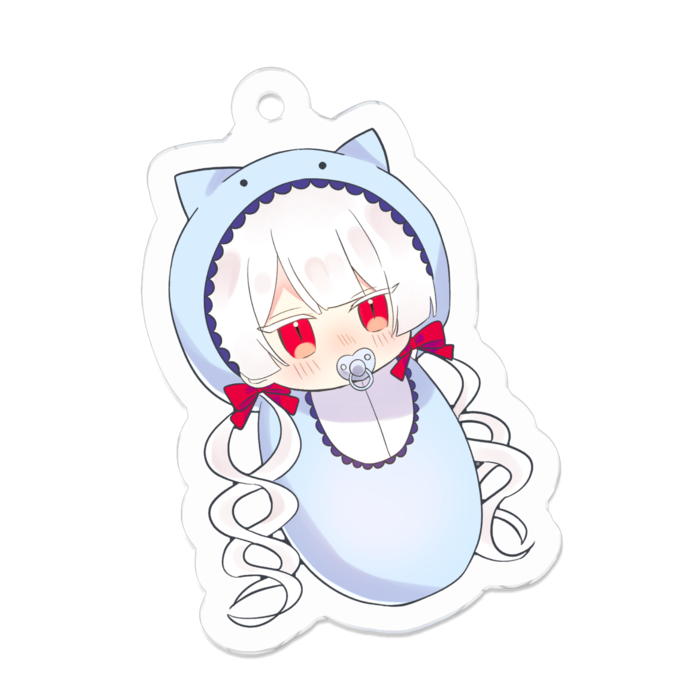 アクリルキーホルダー - 50 x 50 (mm)