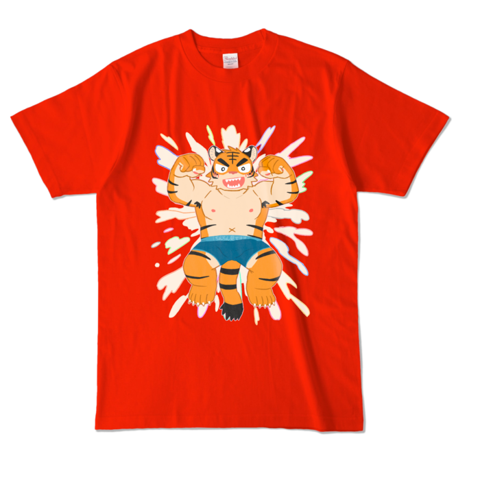 カラーTシャツ - L - レッド (濃色)