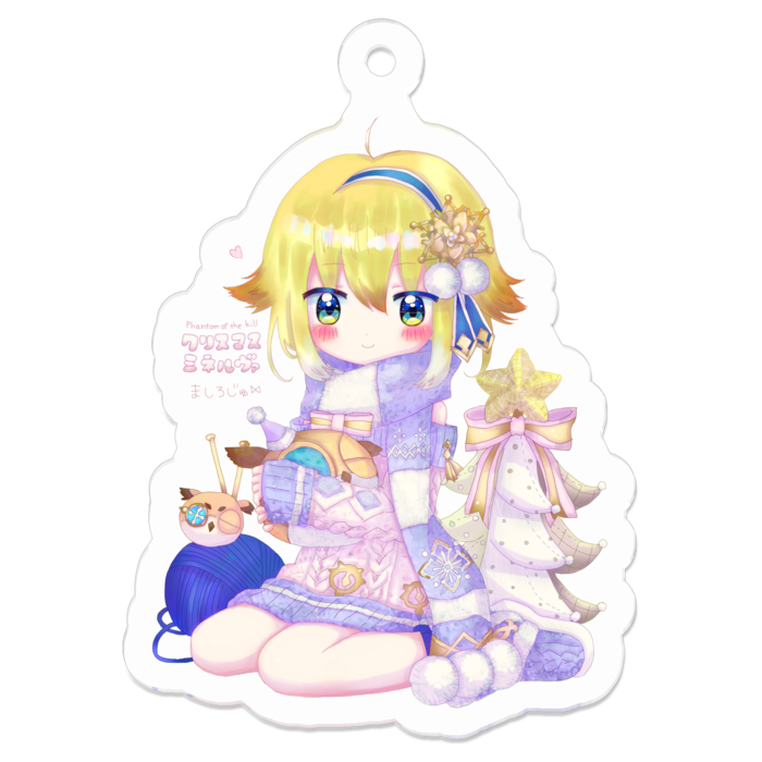 アクリルキーホルダー - 50 x 50 (mm)