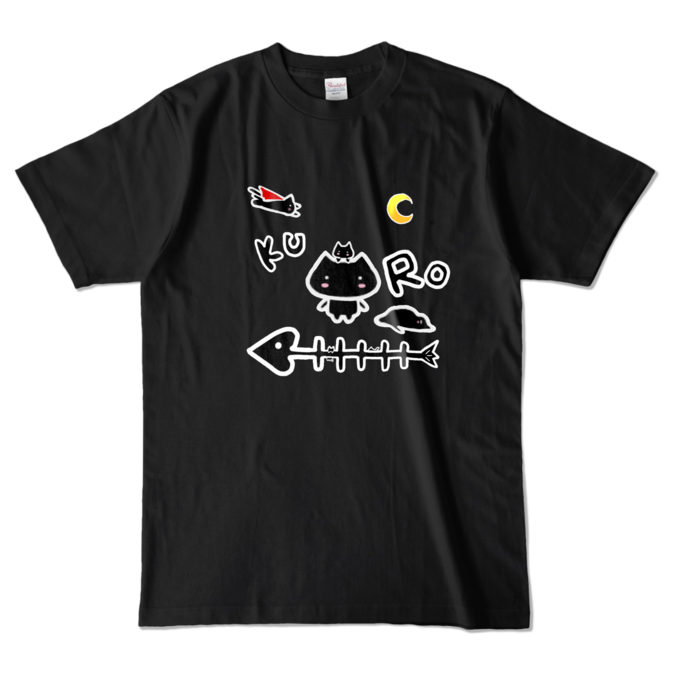 カラーTシャツ - L - ブラック (濃色)