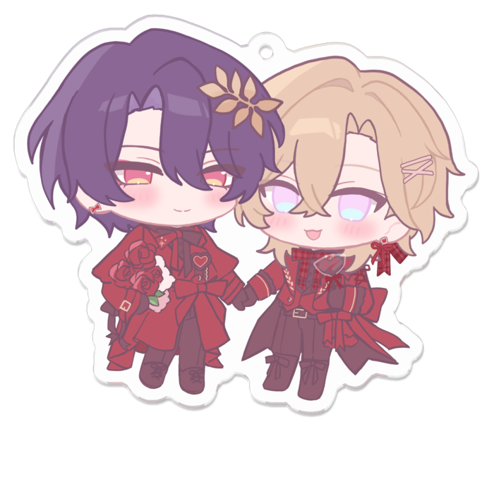 アクリルキーホルダー - 70 x 70 (mm)