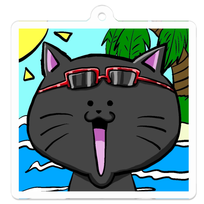 アクリルキーホルダー - 50 x 50 (mm)