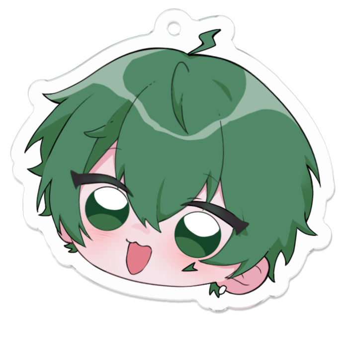 アクリルキーホルダー - 50 x 50 (mm)