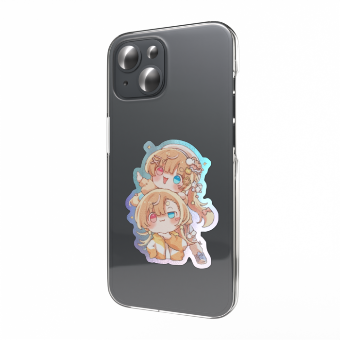 オーロラスマホステッカー - W55 × H91mm 以内