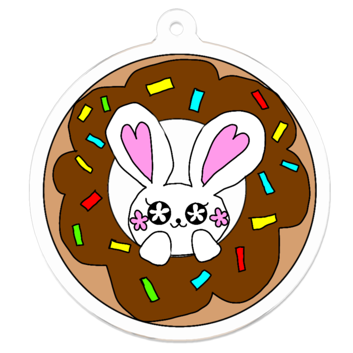 アクリルキーホルダー - 50 x 50 (mm)