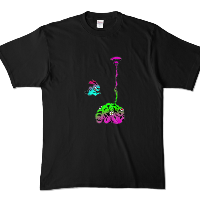 カラーTシャツ - XL - ブラック (濃色)(2)