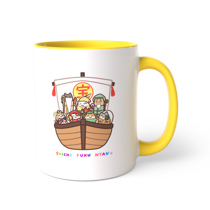ツートンカラーマグカップ - 直径 8.2cm / 高さ 9.5cm