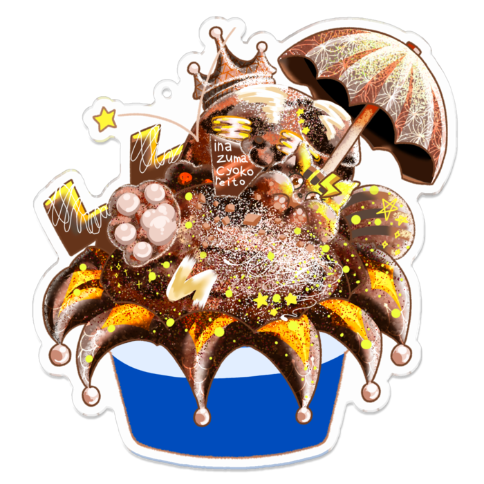 アクリルキーホルダー - 100 x 100 (mm)