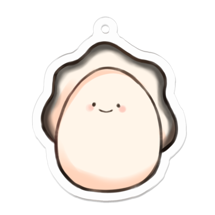 アクリルキーホルダー - 50 x 50 (mm)(イラストver)