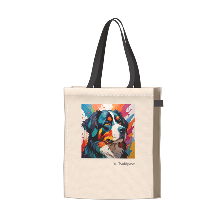 ツートンカラーバッグ - ブラック - W34 × H41 × D14cm