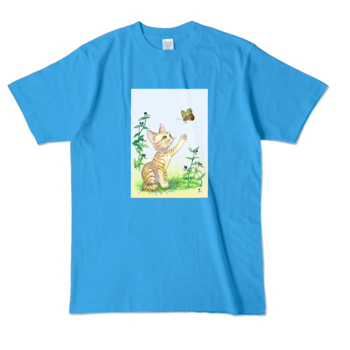 カラーTシャツ - L - ターコイズ (濃色)