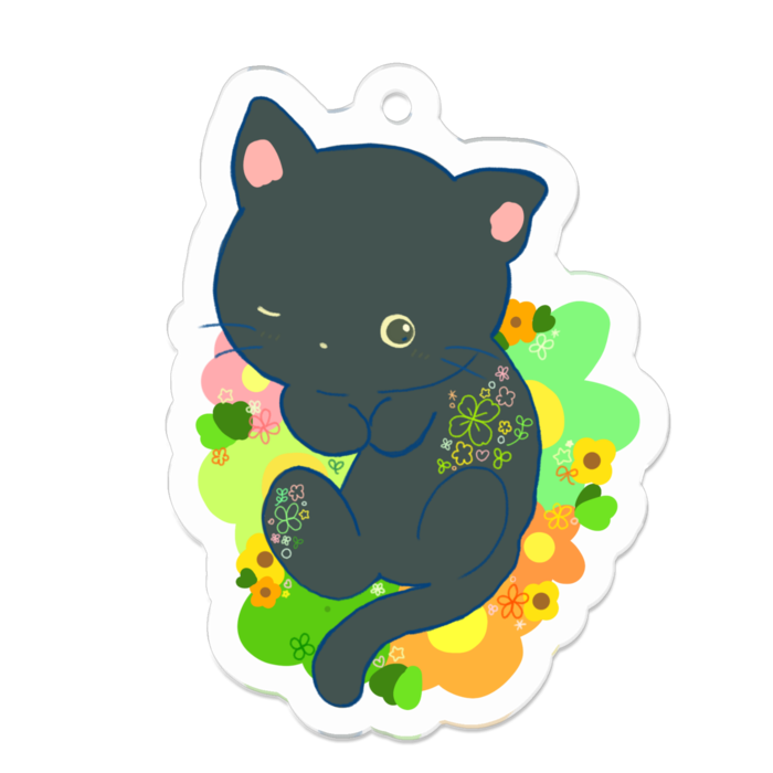 アクリルキーホルダー - 50 x 50 (mm)