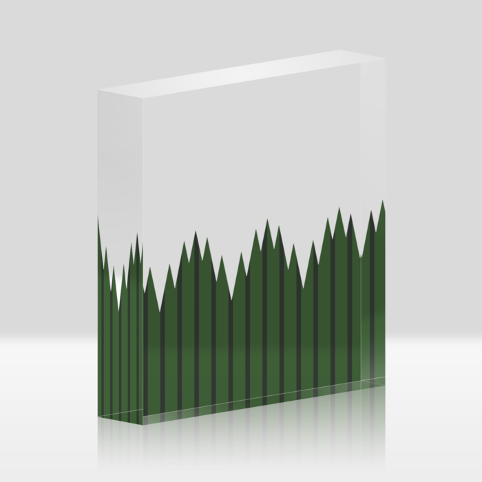 アクリルブロック - 100x100mm