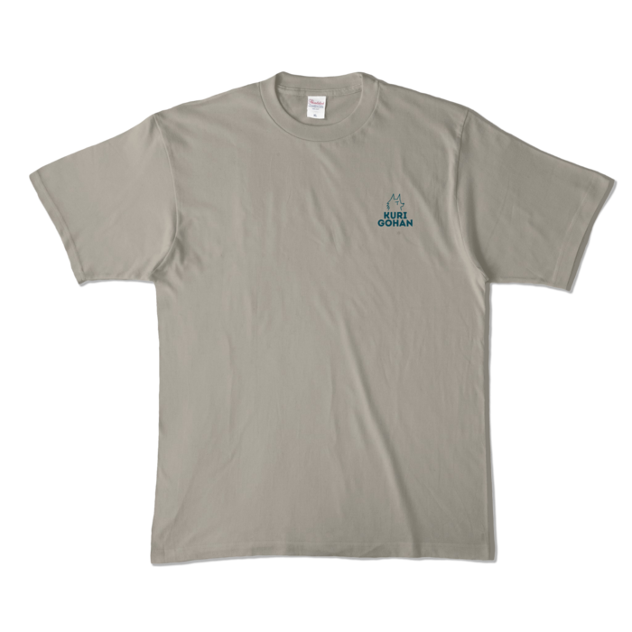 Tシャツ(グレー) - XL - 通常オオカミさん