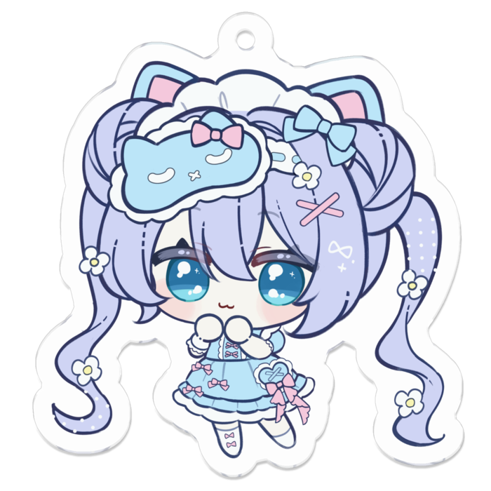 アクリルキーホルダー - 50 x 50 (mm)