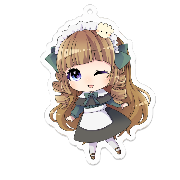 アクリルキーホルダー - 70 x 70 (mm)