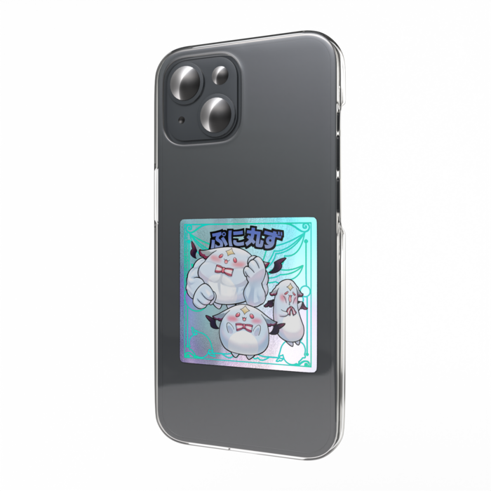 オーロラスマホステッカー - 縦